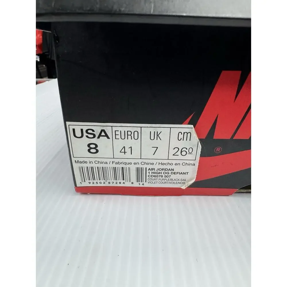 Size 8 - Air Jordan 1 High SB LA To Chicago 2019 CD6578-507 DEADSTOCK